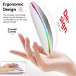 EKids Mouse Wireless Bluetooth, design subțire, Gri