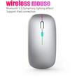 EKids Mouse Wireless Bluetooth, design subțire, Gri