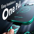 Esr Pachet 2 buc Folie Sticla Privacy Armorite UltraFit iPhone 18 Pro Black, cu aplicator inclus