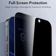 Esr Pachet 3 buc Folie Sticla Privacy UltraFit iPhone 18 Pro Black, cu aplicator inclus