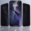 Esr Pachet 3 buc Folie Sticla Privacy UltraFit iPhone 18 Pro Black, cu aplicator inclus