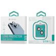 Devia Folie Sticla Camera Peak Series Diamond iPhone 15 / 15 Plus pachet de 2 buc Argintiu