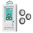 Devia Folie Sticla Camera Peak Series iPhone 17 Pro/ 17 Pro Max Gri, pachet de 3 buc