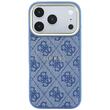 Guess Husa 4G Embossed Classic MagSafe iPhone 18 Pro / 17 Pro Albastru