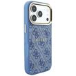 Guess Husa 4G Embossed Classic MagSafe iPhone 18 Pro / 17 Pro Albastru