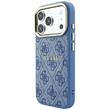 Guess Husa 4G Embossed Classic MagSafe iPhone 18 Pro / 17 Pro Albastru