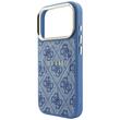 Guess Husa 4G Embossed Classic MagSafe iPhone 18 Pro / 17 Pro Albastru