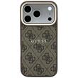 Guess Husa 4G Embossed Classic MagSafe iPhone 18 Pro / 17 Pro Maro