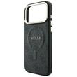 Guess Husa 4G Embossed Classic MagSafe iPhone 18 Pro / 17 Pro Negru