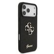Guess Husa Fixed Glitter 4G Metal Logo iPhone 18 Pro / 17 Pro Negru