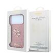 Guess Husa Fixed Glitter 4G Metal Logo iPhone 18 Pro Max / 17 Pro Max Roz