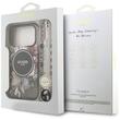 Guess Husa Flowers Strap MagSafe iPhone 17 Pro Negru
