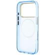 Guess Husa Glitter Blossom Roses MagSafe iPhone 18 Pro / 17 Pro Light Blue