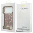 Guess Husa Glitter Blossom Roses MagSafe iPhone 18 Pro Max / 17 Pro Max Burgundy
