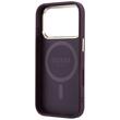 Guess Husa Grained Triangle Logo MagSafe iPhone 18 Pro Max / 17 Pro Max Burgundy