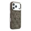 Guess Husa Hardcase 4G Big Resin Logo iPhone 18 Pro / 17 Pro Maro