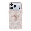 Guess Husa Hardcase 4G Big Resin Logo iPhone 18 Pro / 17 Pro Roz
