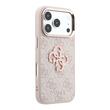 Guess Husa Hardcase 4G Big Resin Logo iPhone 18 Pro / 17 Pro Roz