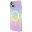 Guess Husa Iridescent Script MagSafe iPhone 15 Roz