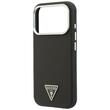 Guess Husa Kevlar Triangle Logo MagSafe iPhone 18 Pro / 17 Pro Maro