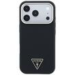 Guess Husa Kevlar Triangle Logo MagSafe iPhone 18 Pro / 17 Pro Negru