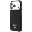 Guess Husa Kevlar Triangle Logo MagSafe iPhone 18 Pro / 17 Pro Negru