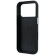 Guess Husa Kevlar Triangle Logo MagSafe iPhone 18 Pro / 17 Pro Negru