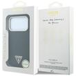 Guess Husa Kevlar Triangle Logo MagSafe iPhone 18 Pro / 17 Pro Negru