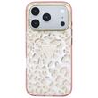 Guess Husa Leopard Glitter Triangle Logo MagSafe iPhone 18 Pro / 17 Pro Roz