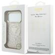 Guess Husa Leopard Glitter Triangle Logo MagSafe iPhone 18 Pro / 17 Pro Roz