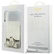 Guess Husa Liquid Glitter Charms iPhone 18 Pro / 17 Pro Auriu