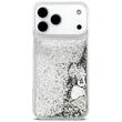 Guess Husa Liquid Glitter Charms iPhone 18 Pro Max / 17 Pro Max Argintiu