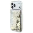 Guess Husa Liquid Glitter Charms iPhone 18 Pro Max / 17 Pro Max Auriu