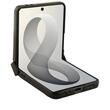 Guess Husa Magnetic Ring Stand Grained Classic Logo Samsung Galaxy Z Flip8 Bej