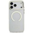 Guess Husa Metal Outline MagSafe iPhone 18 Pro Max / 17 Pro Max Auriu