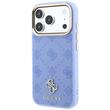 Guess Husa Peony 4G Small Logo MagSafe iPhone 18 Pro / 17 Pro Light Blue