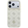Guess Husa Peony 4G Small Logo MagSafe iPhone 18 Pro Max / 17 Pro Max Bej