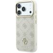 Guess Husa Peony 4G Small Logo MagSafe iPhone 18 Pro Max / 17 Pro Max Bej