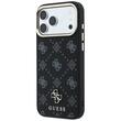 Guess Husa Peony 4G Small Logo MagSafe iPhone 18 Pro Max / 17 Pro Max Negru