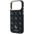 Guess Husa Peony 4G Small Logo MagSafe iPhone 18 Pro Max / 17 Pro Max Negru