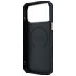 Guess Husa Peony 4G Small Logo MagSafe iPhone 18 Pro Max / 17 Pro Max Negru