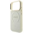 Guess Husa Peony Hot Stamp MagSafe iPhone 18 Pro Max / 17 Pro Max Bej