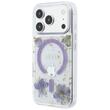 Guess Husa Resin Flowers and Glitter MagSafe iPhone 18 Pro / 17 Pro Mov