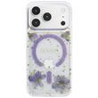 Guess Husa Resin Flowers and Glitter MagSafe iPhone 18 Pro Max / 17 Pro Max Mov