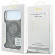 Guess Husa Ring Stand 360 4G Leather Classic Logo MagSafe iPhone 18 Pro / 17 Pro Maro