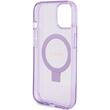 Guess Husa Ring Stand Glitter MagSafe iPhone 15 Mov