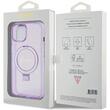 Guess Husa Ring Stand Glitter MagSafe iPhone 15 Mov