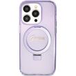 Guess Husa Ring Stand Glitter MagSafe iPhone 15 Pro Max Mov