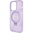 Guess Husa Ring Stand Glitter MagSafe iPhone 15 Pro Max Mov