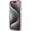 Guess Husa Ring Stand Glitter MagSafe iPhone 15 Pro Max Roz